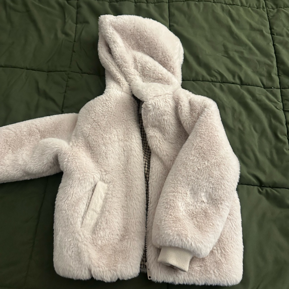 Stylish Zara Faux Fur Coat